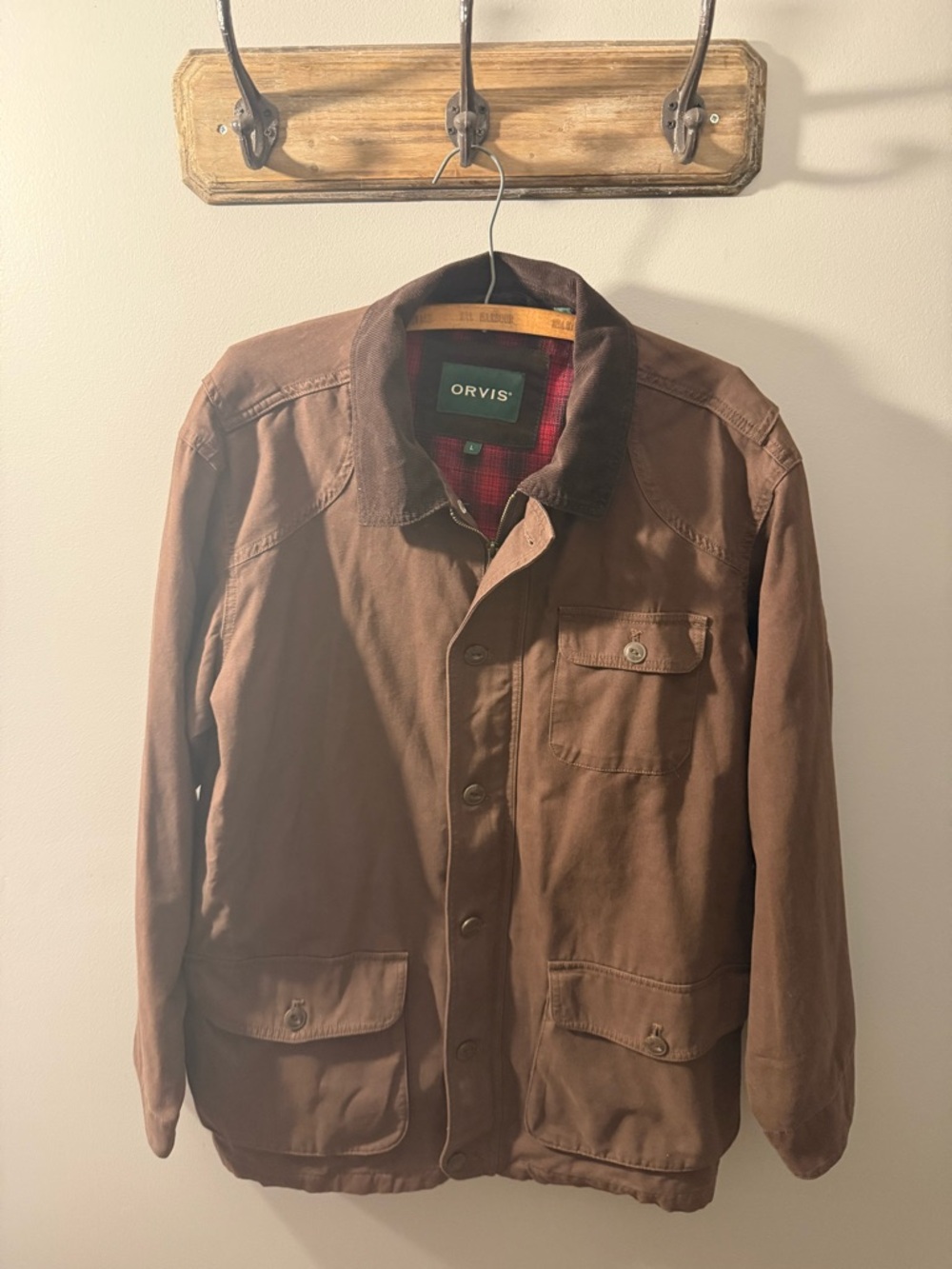 Orvis River Road Classic Canvas Barn Chore Coat